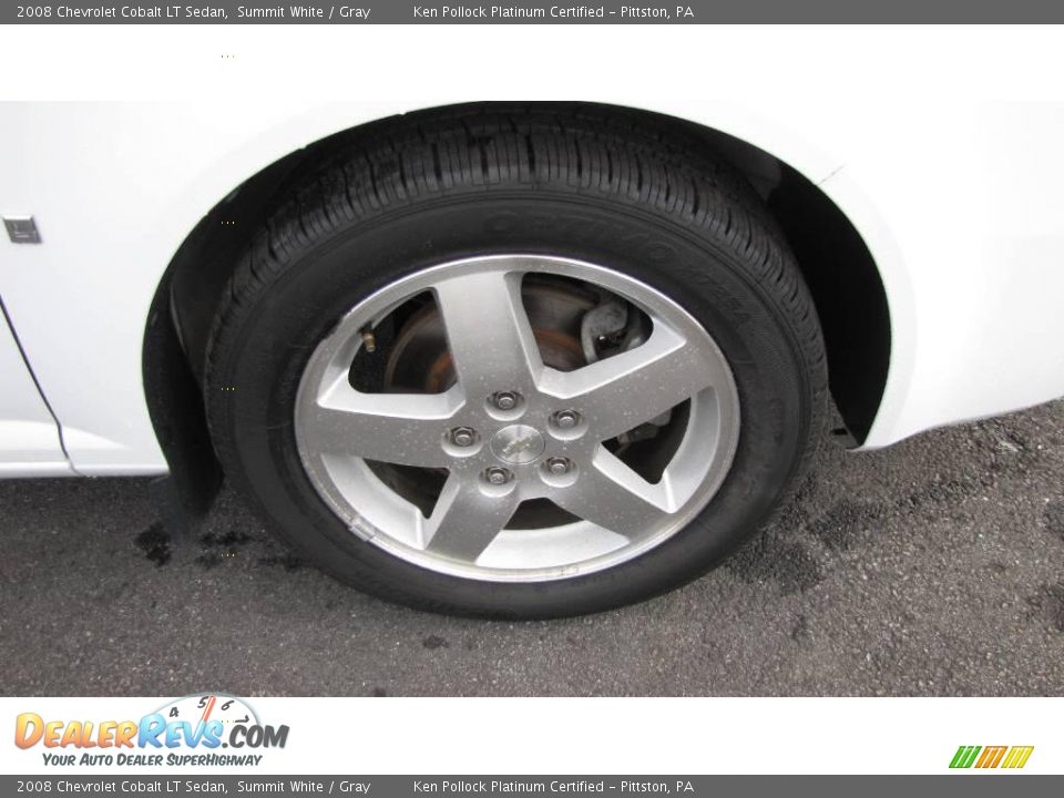 2008 Chevrolet Cobalt LT Sedan Summit White / Gray Photo #11