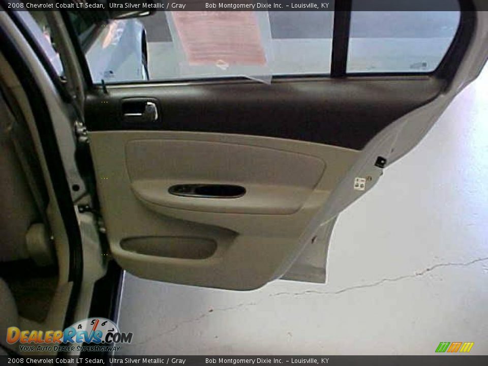 2008 Chevrolet Cobalt LT Sedan Ultra Silver Metallic / Gray Photo #9