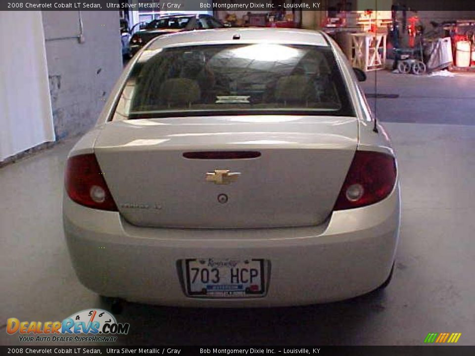 2008 Chevrolet Cobalt LT Sedan Ultra Silver Metallic / Gray Photo #14