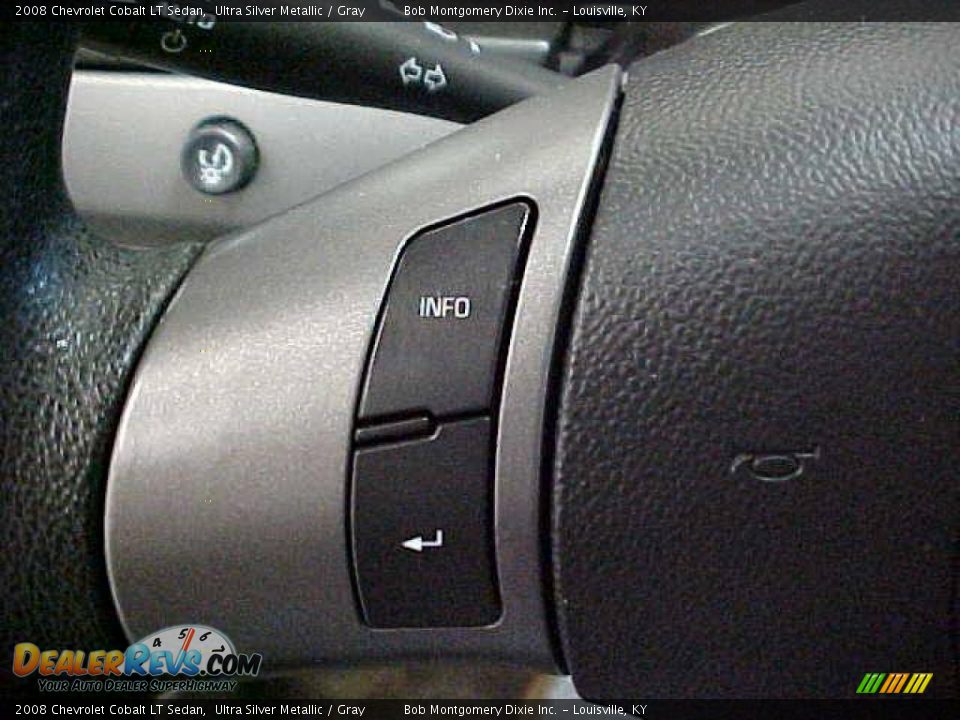2008 Chevrolet Cobalt LT Sedan Ultra Silver Metallic / Gray Photo #22