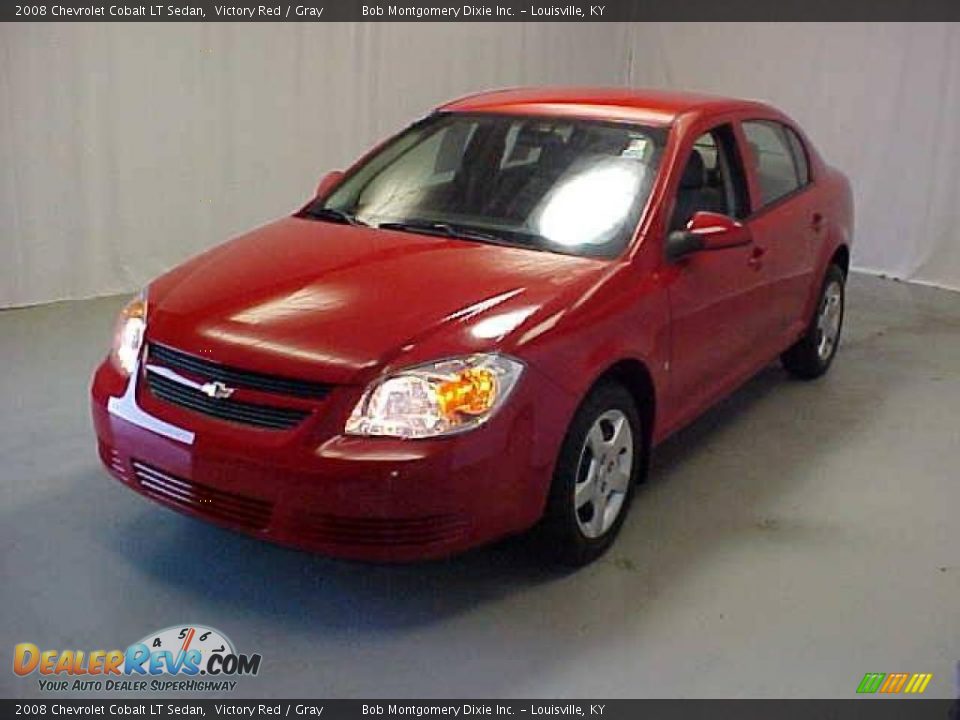 2008 Chevrolet Cobalt LT Sedan Victory Red / Gray Photo #3