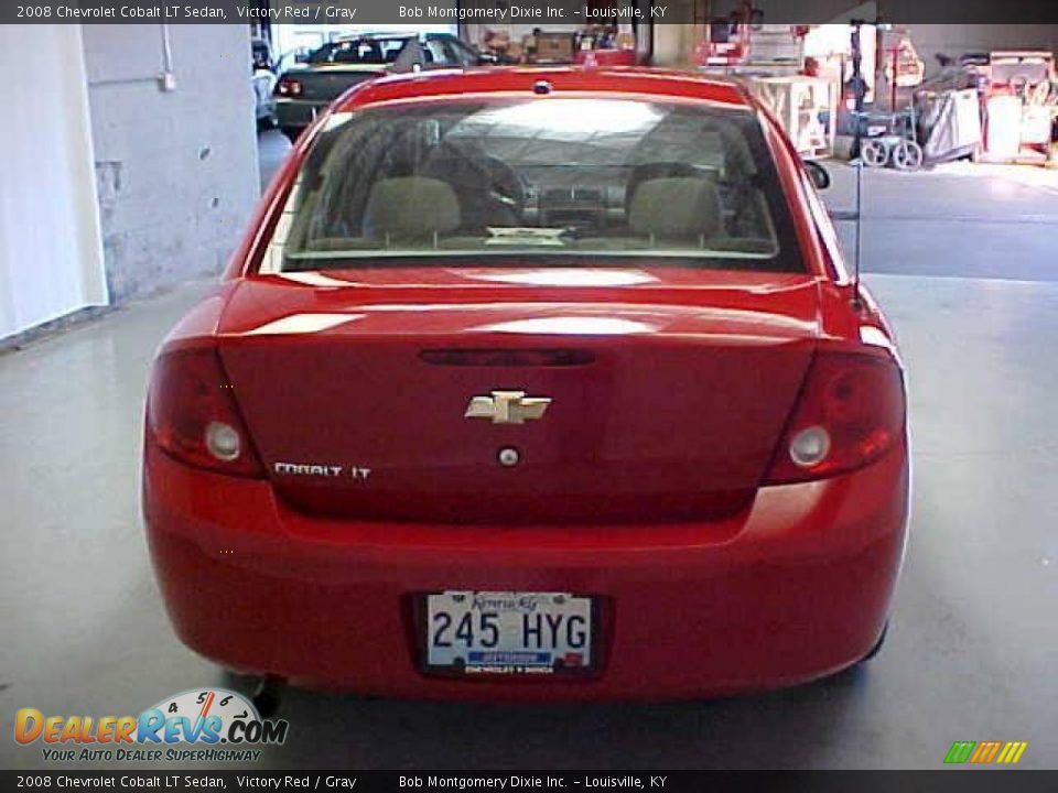 2008 Chevrolet Cobalt LT Sedan Victory Red / Gray Photo #14