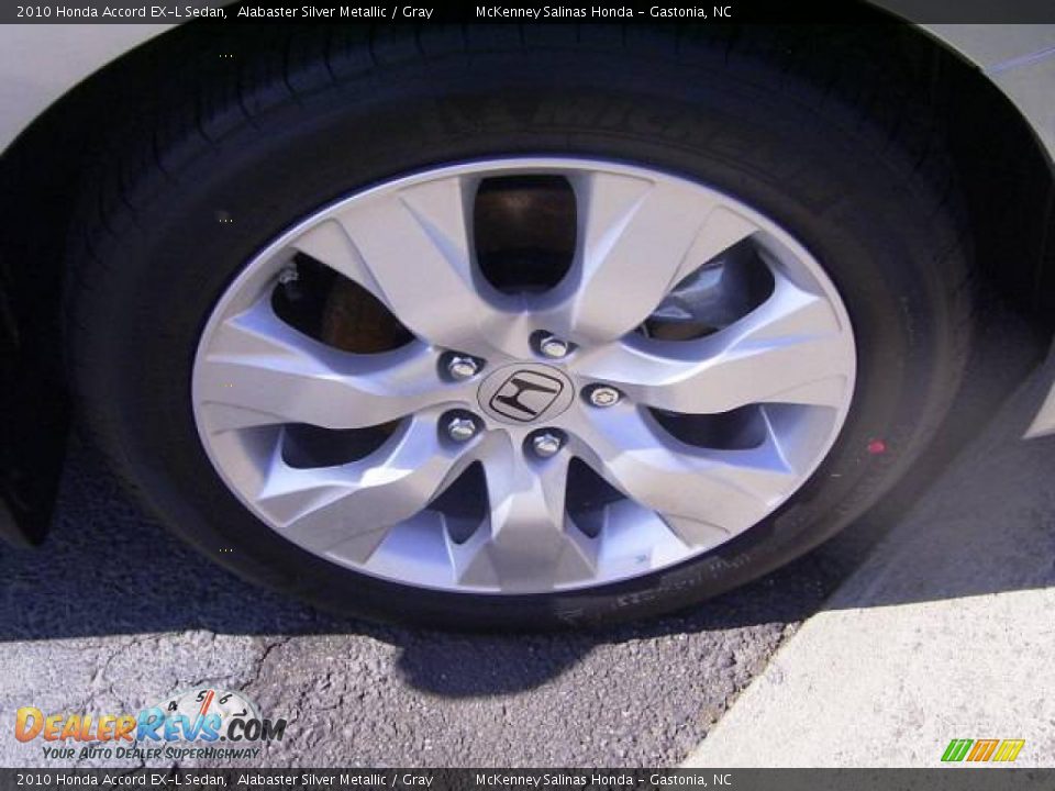 2010 Honda Accord EX-L Sedan Alabaster Silver Metallic / Gray Photo #20