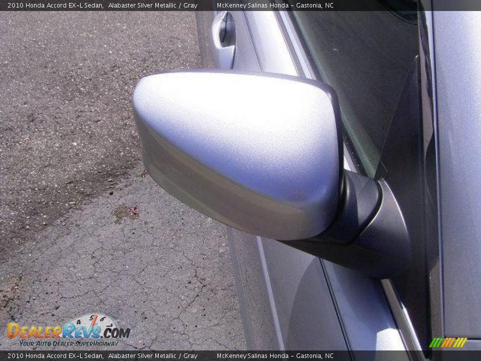 2010 Honda Accord EX-L Sedan Alabaster Silver Metallic / Gray Photo #21
