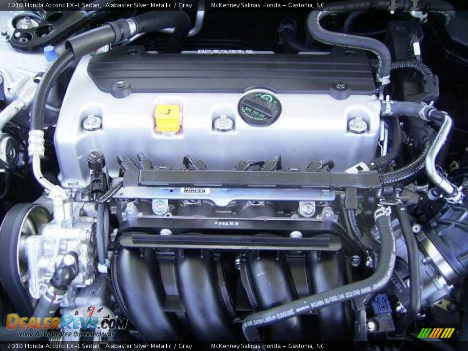 2010 Honda Accord EX-L Sedan Alabaster Silver Metallic / Gray Photo #29