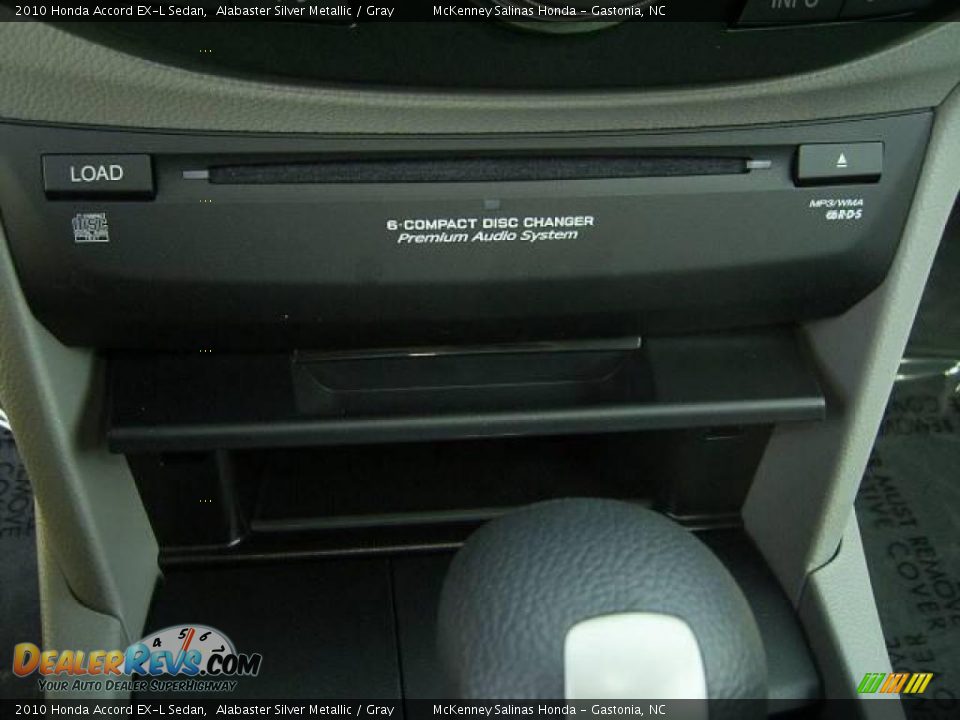 2010 Honda Accord EX-L Sedan Alabaster Silver Metallic / Gray Photo #34