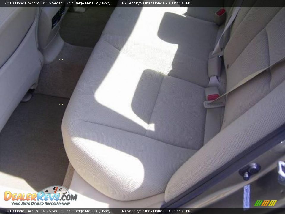 2010 Honda Accord EX V6 Sedan Bold Beige Metallic / Ivory Photo #13