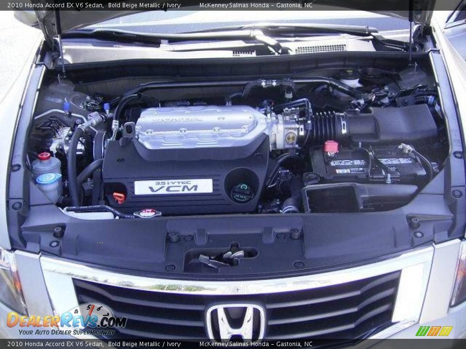 2010 Honda Accord EX V6 Sedan Bold Beige Metallic / Ivory Photo #30
