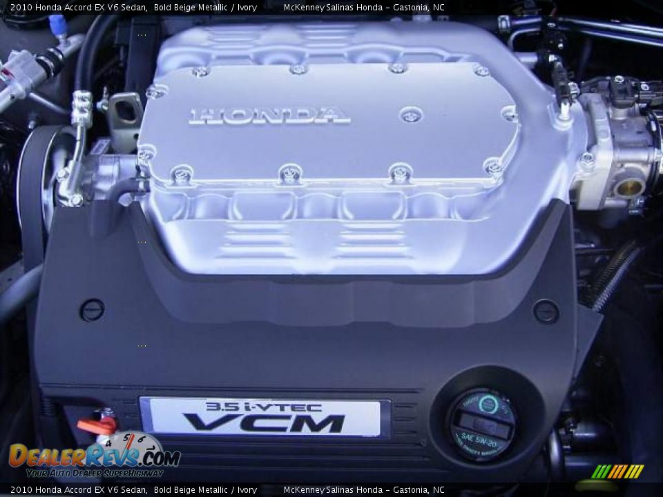 2010 Honda Accord EX V6 Sedan Bold Beige Metallic / Ivory Photo #31