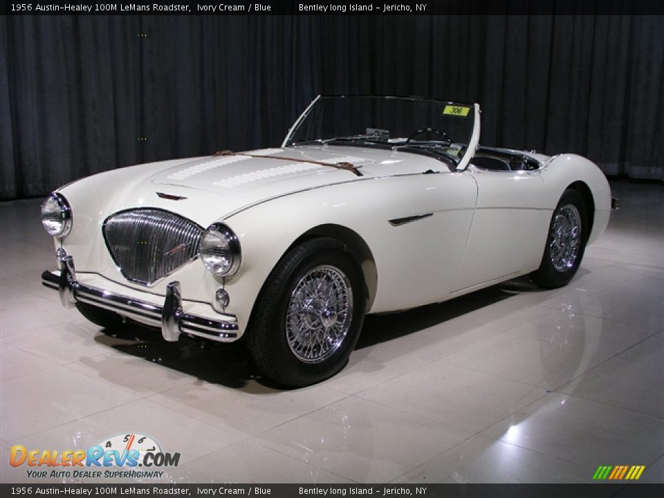 Front 3/4 View of 1956 Austin-Healey 100M LeMans Roadster Photo #1
