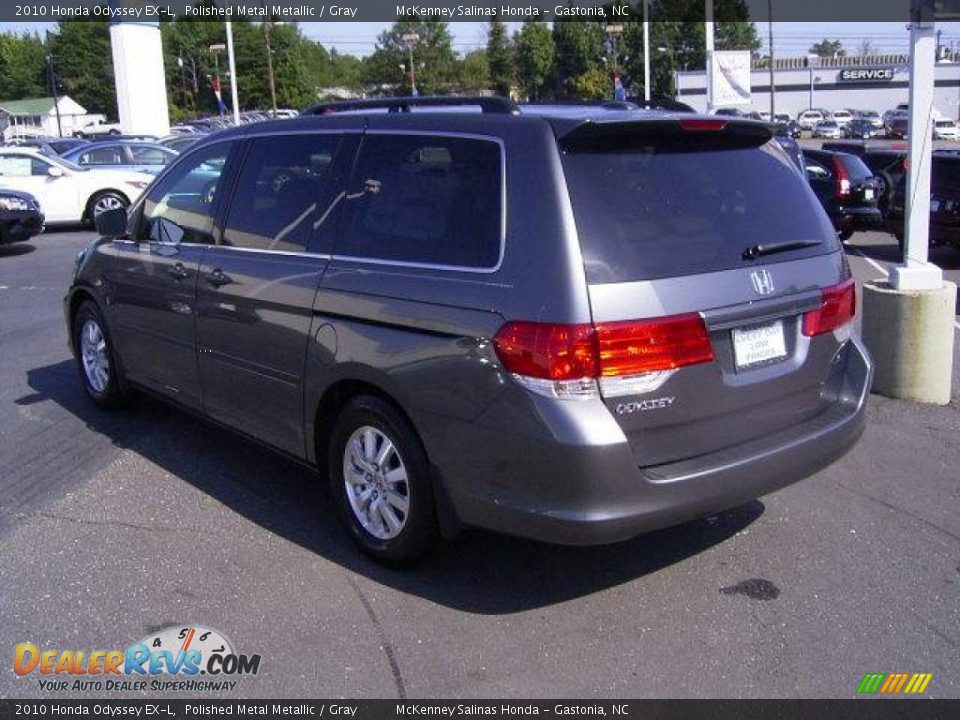 2010 Honda Odyssey EX-L Polished Metal Metallic / Gray Photo #2
