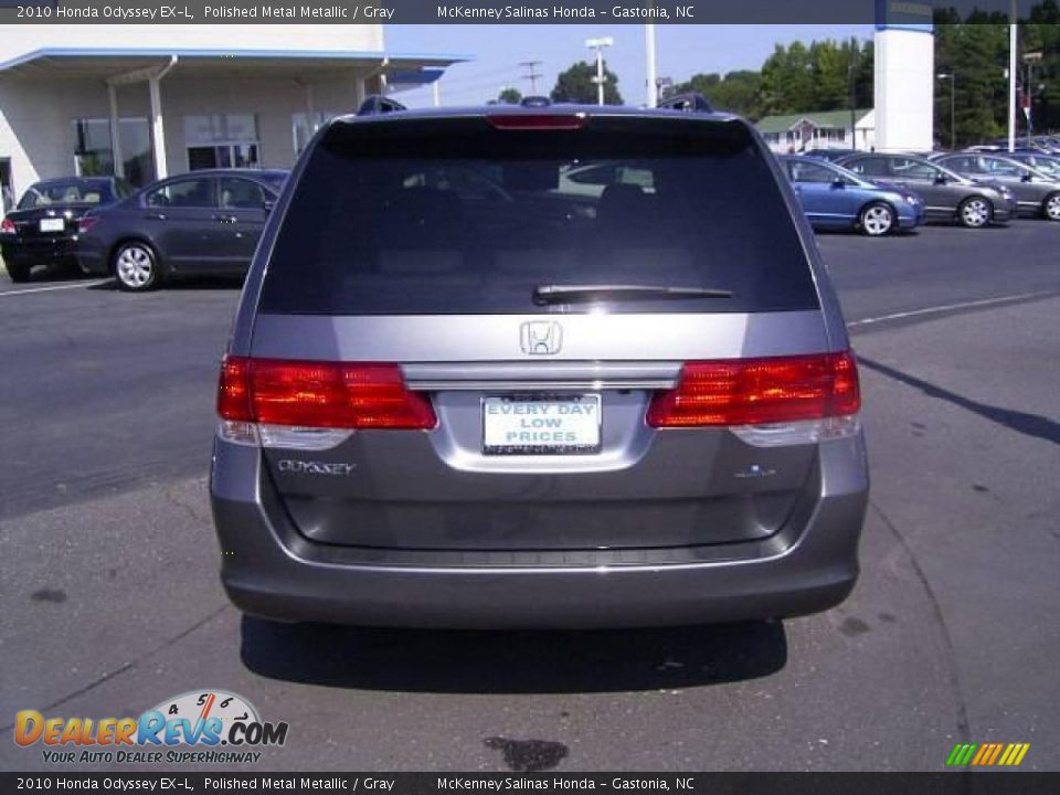 2010 Honda Odyssey EX-L Polished Metal Metallic / Gray Photo #3