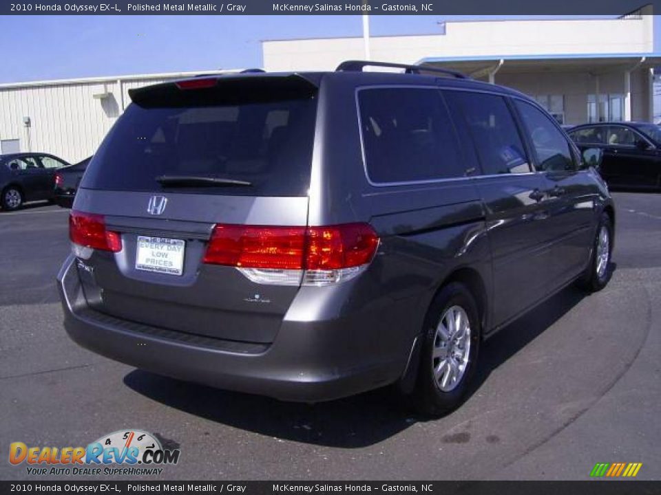 2010 Honda Odyssey EX-L Polished Metal Metallic / Gray Photo #4