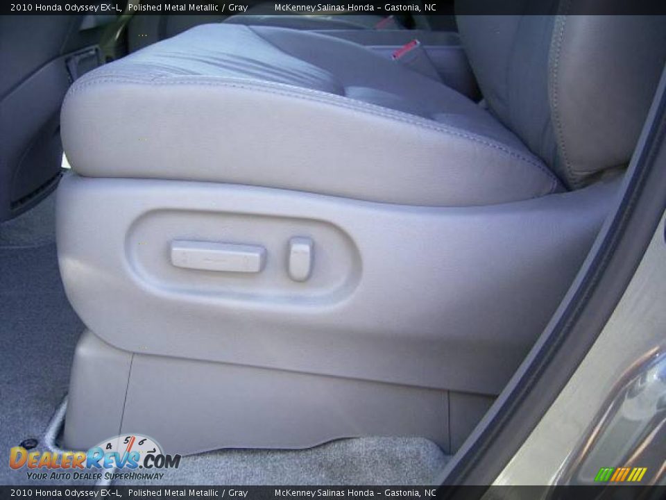 2010 Honda Odyssey EX-L Polished Metal Metallic / Gray Photo #9