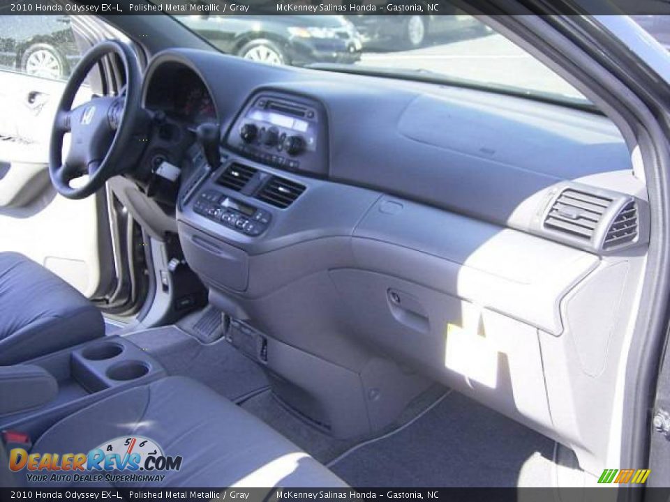 2010 Honda Odyssey EX-L Polished Metal Metallic / Gray Photo #23