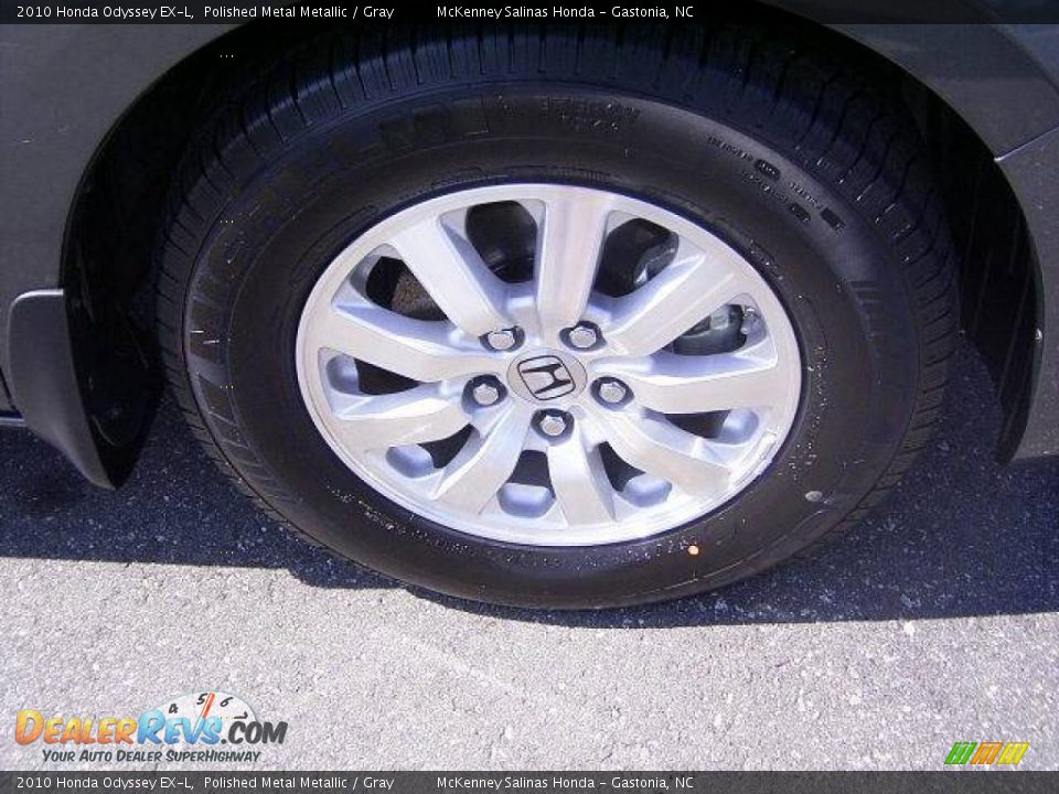 2010 Honda Odyssey EX-L Polished Metal Metallic / Gray Photo #24