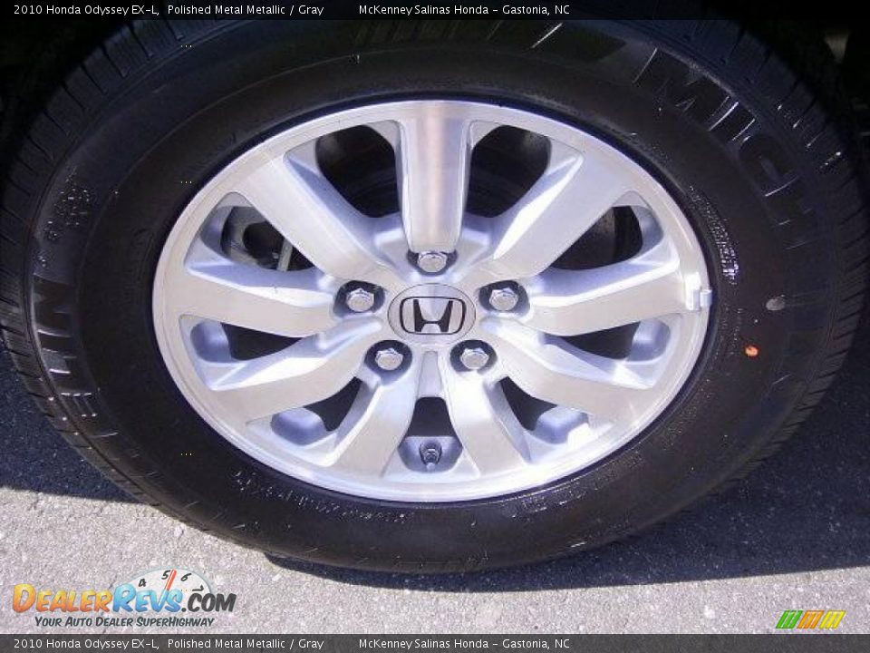 2010 Honda Odyssey EX-L Polished Metal Metallic / Gray Photo #26