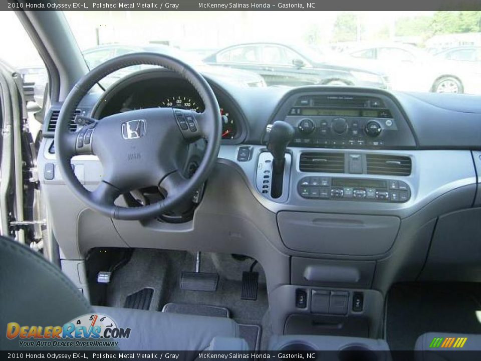 2010 Honda Odyssey EX-L Polished Metal Metallic / Gray Photo #27