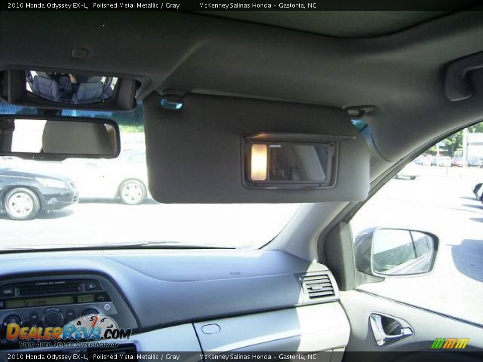 2010 Honda Odyssey EX-L Polished Metal Metallic / Gray Photo #28