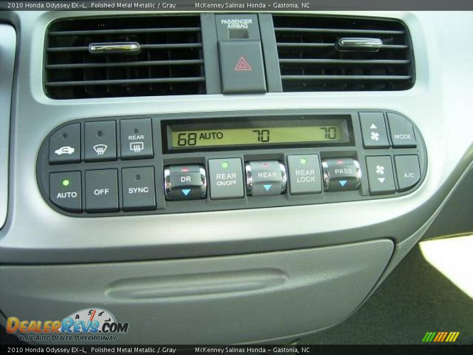 2010 Honda Odyssey EX-L Polished Metal Metallic / Gray Photo #32