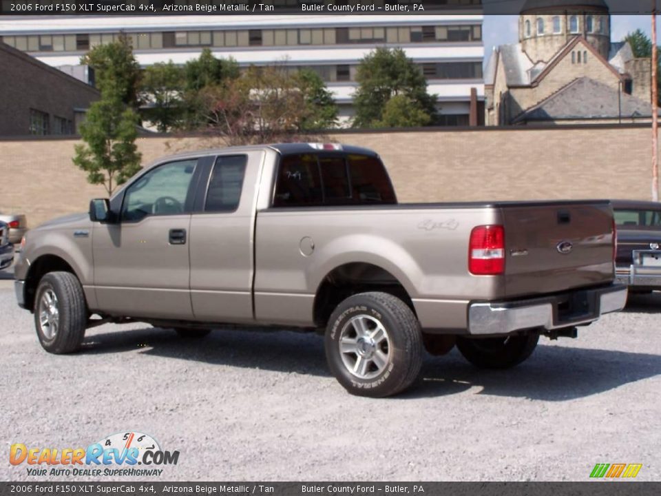 2006 Ford F150 XLT SuperCab 4x4 Arizona Beige Metallic / Tan Photo #2
