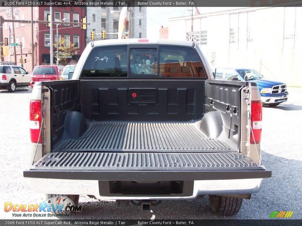 2006 Ford F150 XLT SuperCab 4x4 Arizona Beige Metallic / Tan Photo #6