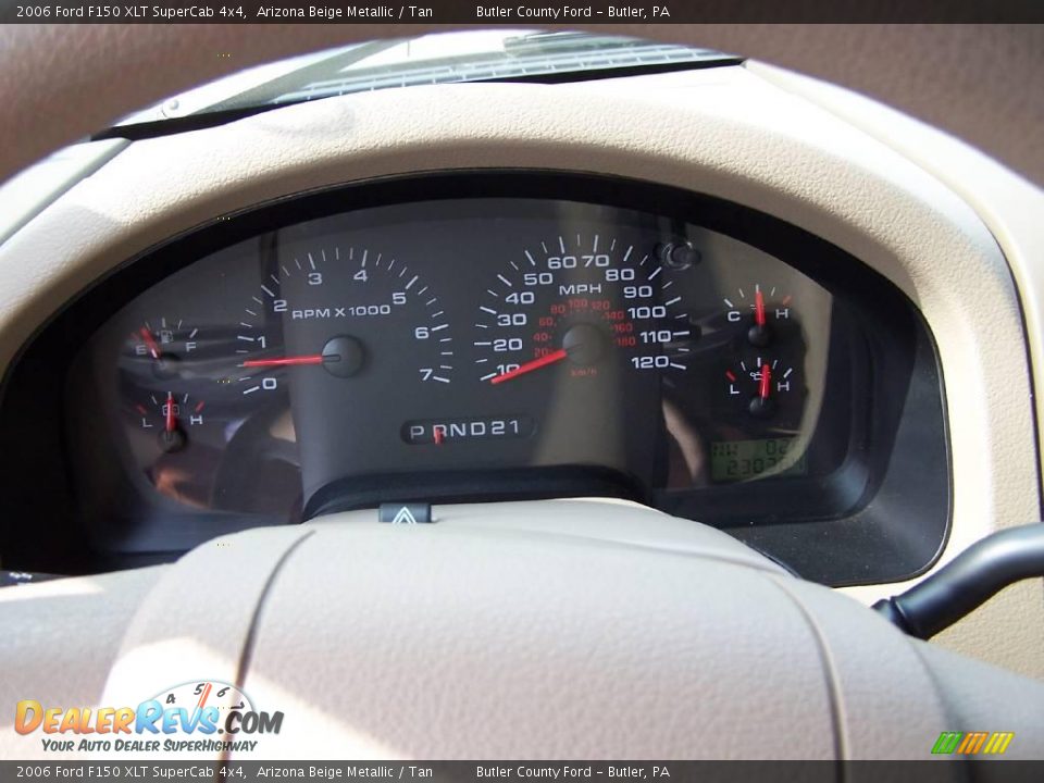 2006 Ford F150 XLT SuperCab 4x4 Arizona Beige Metallic / Tan Photo #10