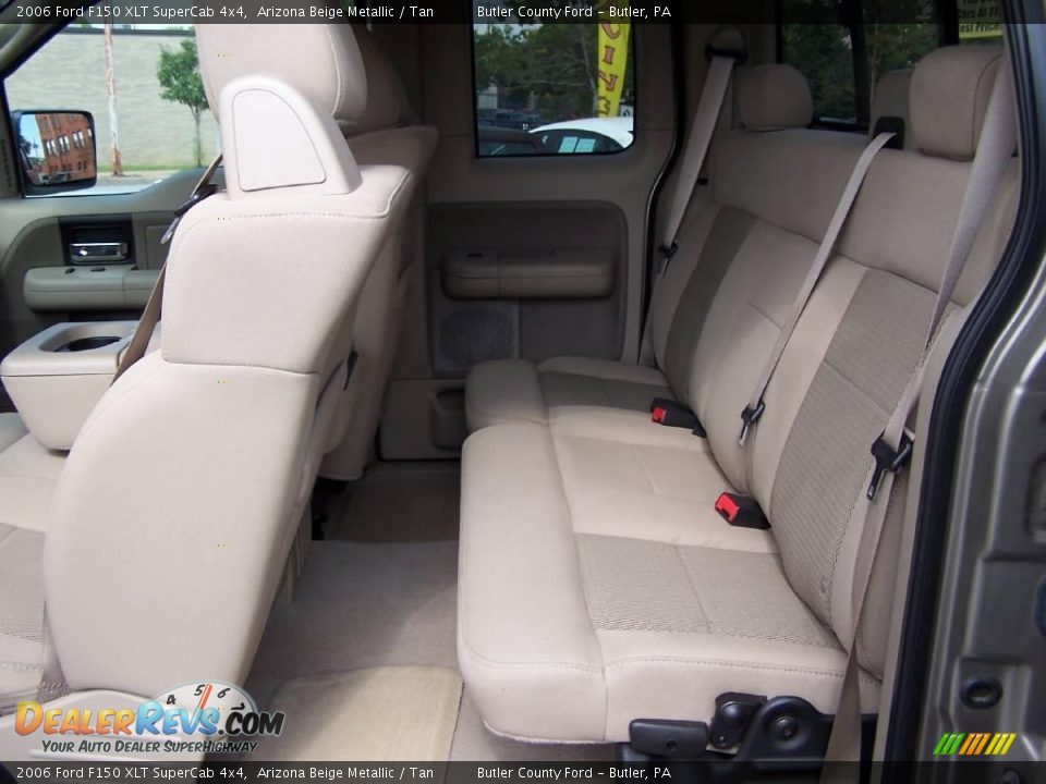 2006 Ford F150 XLT SuperCab 4x4 Arizona Beige Metallic / Tan Photo #14
