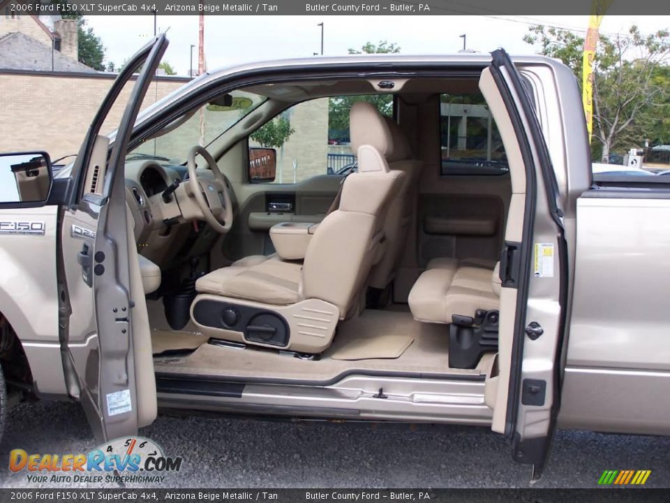 2006 Ford F150 XLT SuperCab 4x4 Arizona Beige Metallic / Tan Photo #15