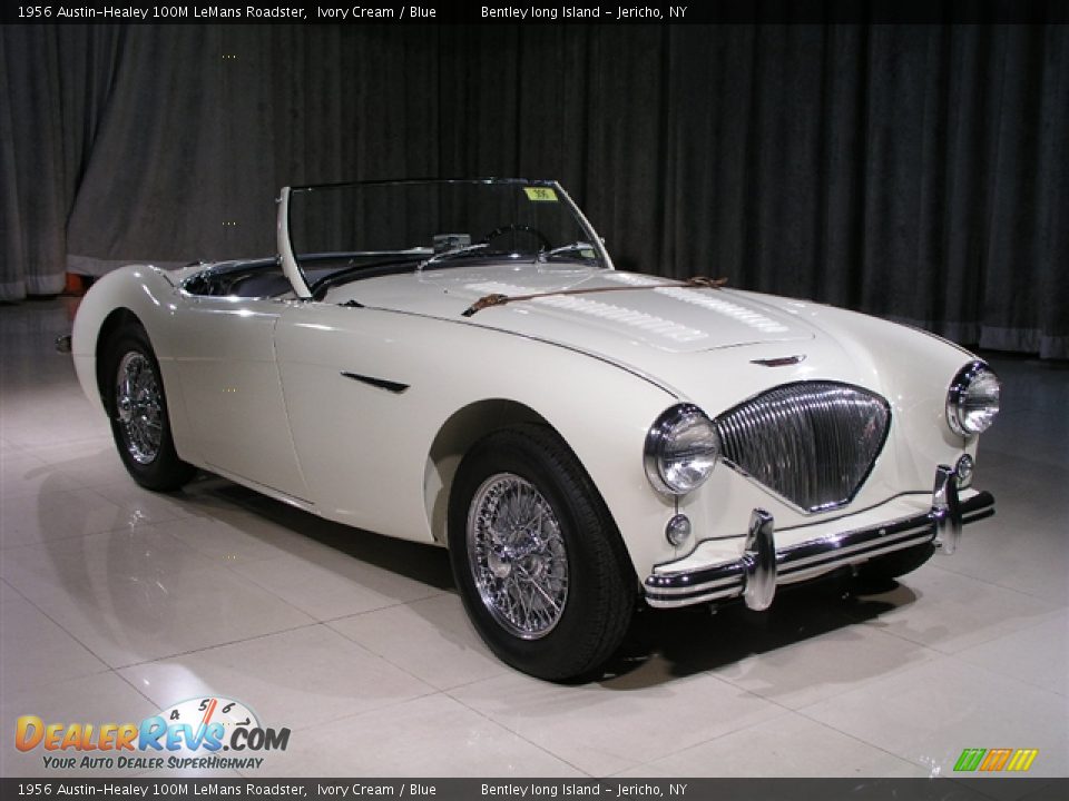Front 3/4 View of 1956 Austin-Healey 100M LeMans Roadster Photo #3