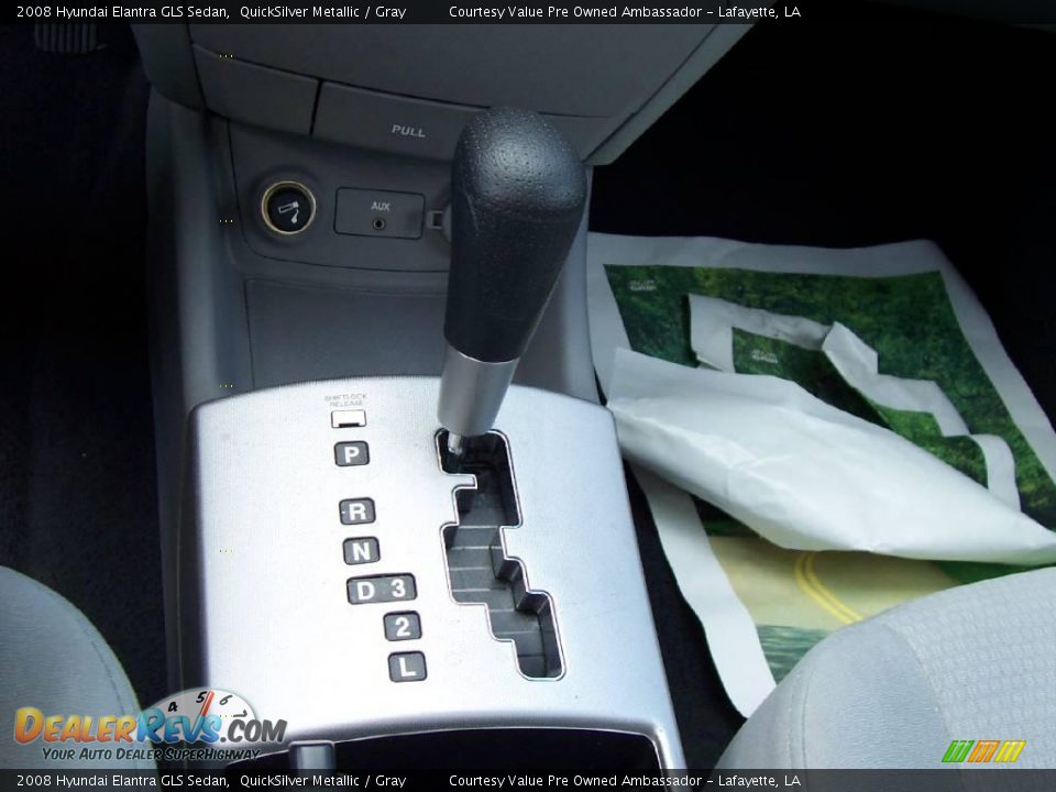 2008 Hyundai Elantra GLS Sedan QuickSilver Metallic / Gray Photo #15