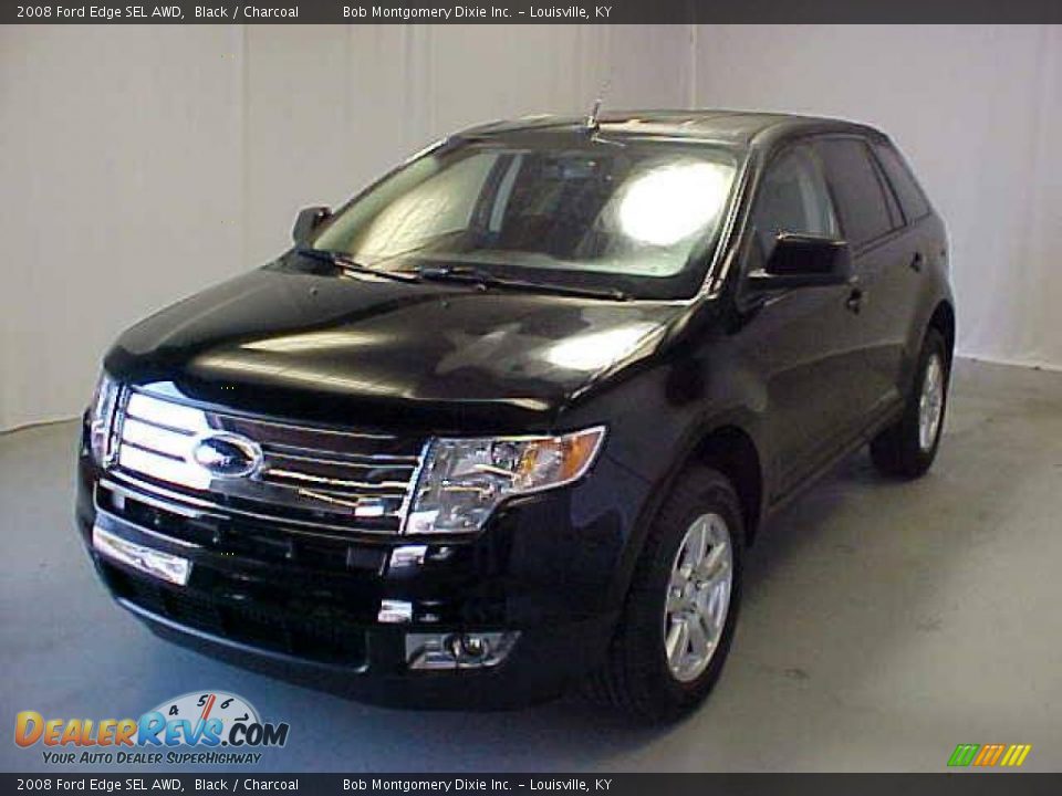 2008 Ford Edge SEL AWD Black / Charcoal Photo #3
