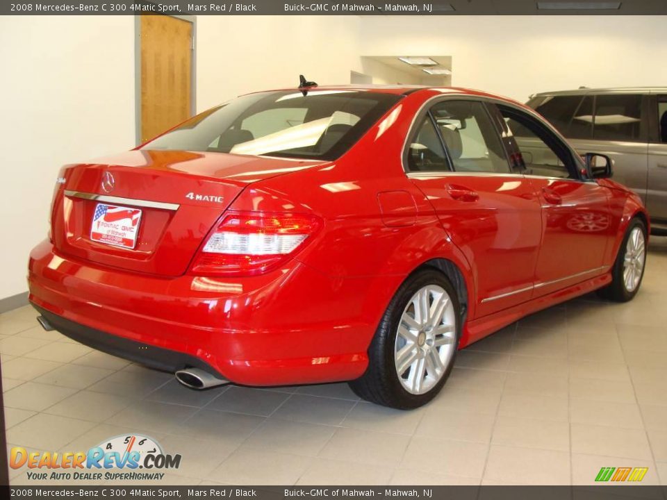 2008 Mercedes-Benz C 300 4Matic Sport Mars Red / Black Photo #3