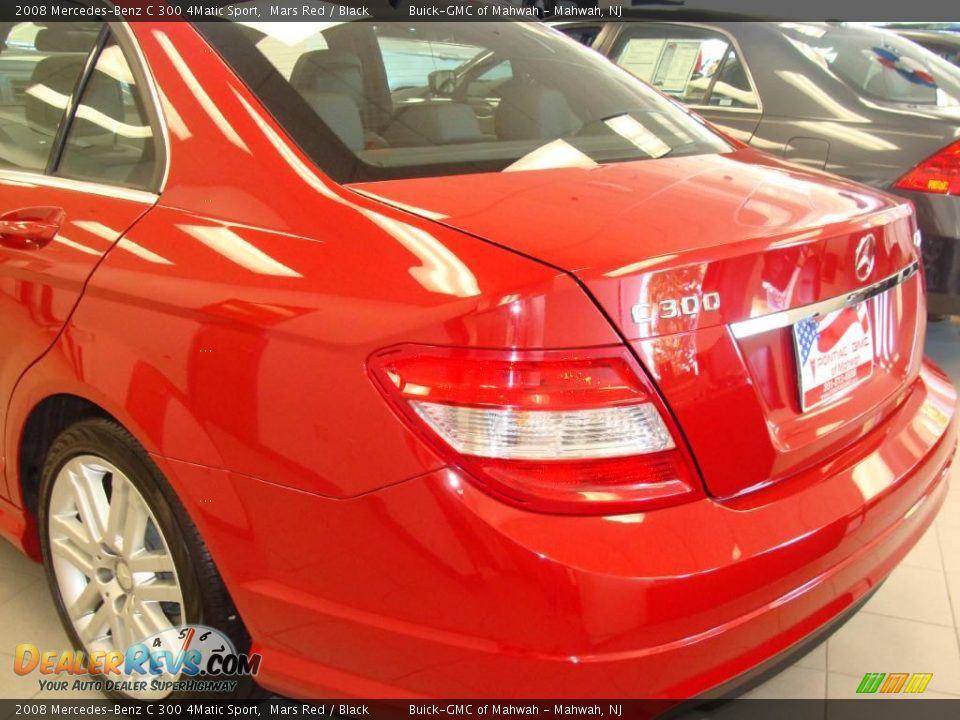 2008 Mercedes-Benz C 300 4Matic Sport Mars Red / Black Photo #4