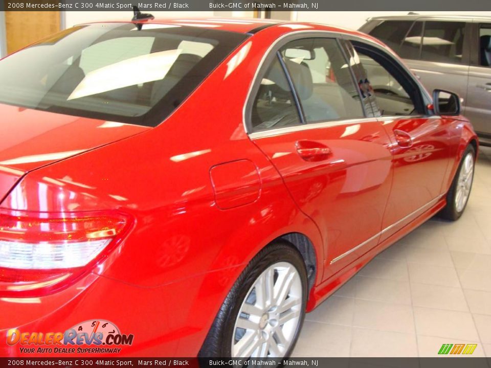 2008 Mercedes-Benz C 300 4Matic Sport Mars Red / Black Photo #6