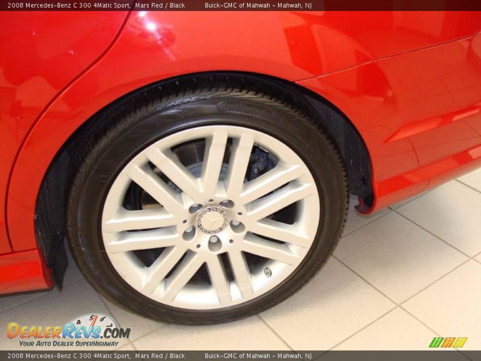 2008 Mercedes-Benz C 300 4Matic Sport Mars Red / Black Photo #7