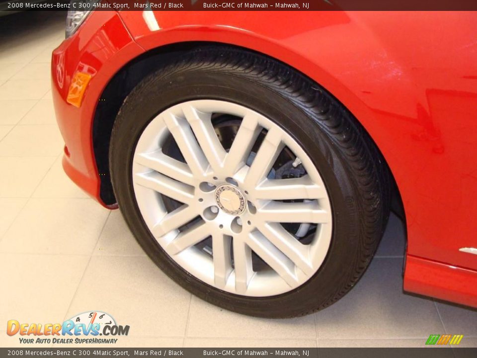 2008 Mercedes-Benz C 300 4Matic Sport Mars Red / Black Photo #8