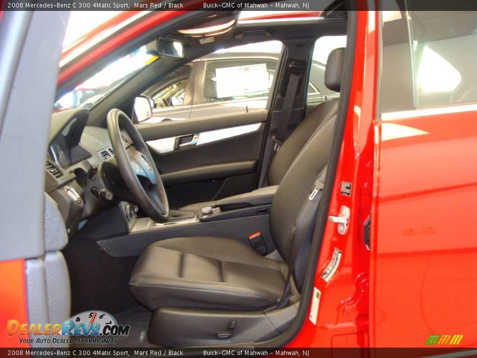 2008 Mercedes-Benz C 300 4Matic Sport Mars Red / Black Photo #10