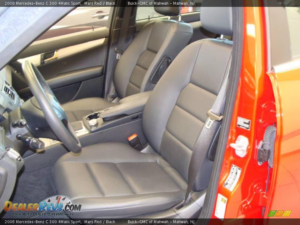 2008 Mercedes-Benz C 300 4Matic Sport Mars Red / Black Photo #11