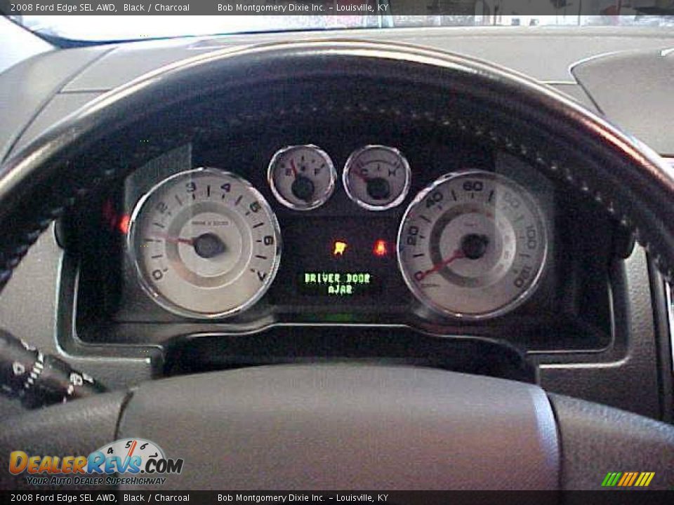 2008 Ford Edge SEL AWD Black / Charcoal Photo #22