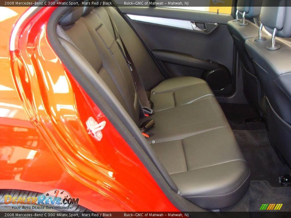 2008 Mercedes-Benz C 300 4Matic Sport Mars Red / Black Photo #13