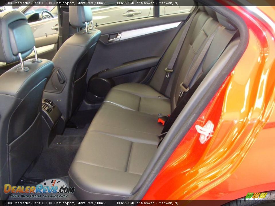 2008 Mercedes-Benz C 300 4Matic Sport Mars Red / Black Photo #14