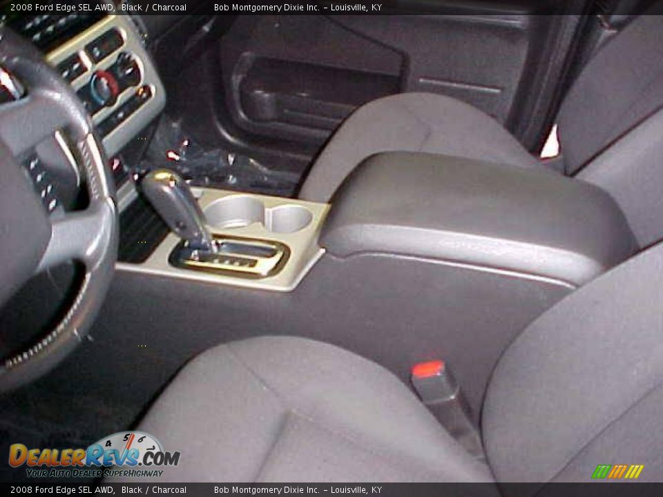 2008 Ford Edge SEL AWD Black / Charcoal Photo #25