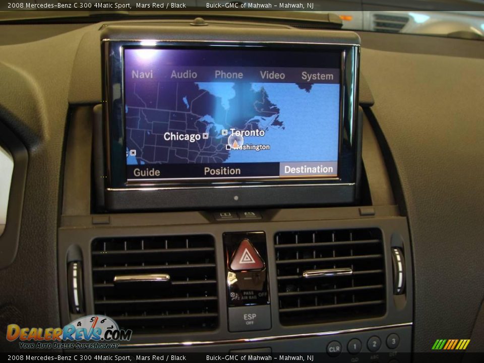 2008 Mercedes-Benz C 300 4Matic Sport Mars Red / Black Photo #19