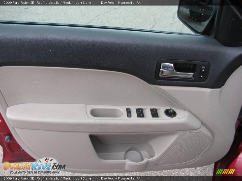 2009 Ford Fusion SE Redfire Metallic / Medium Light Stone Photo #11