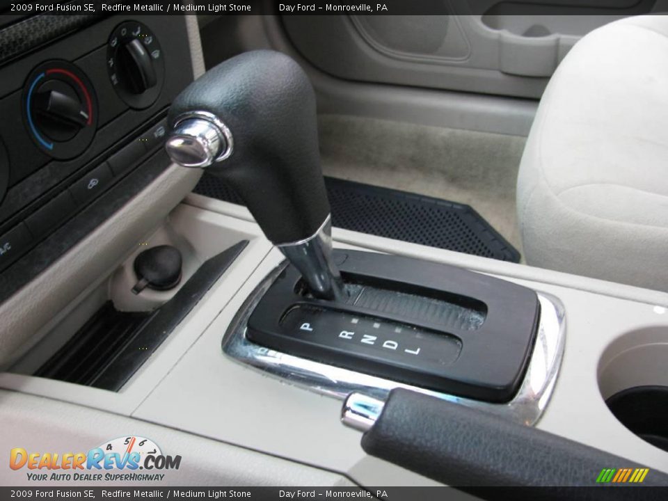 2009 Ford Fusion SE Redfire Metallic / Medium Light Stone Photo #12