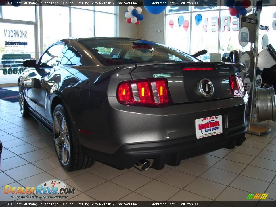2010 Ford Mustang Roush Stage 1 Coupe Sterling Grey Metallic / Charcoal Black Photo #3