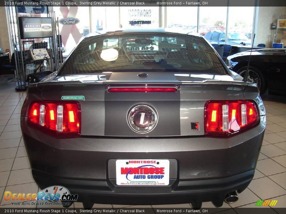 2010 Ford Mustang Roush Stage 1 Coupe Sterling Grey Metallic / Charcoal Black Photo #4