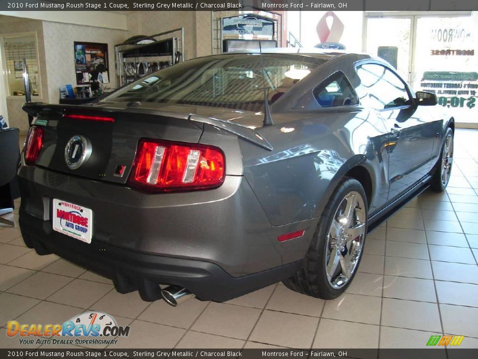 2010 Ford Mustang Roush Stage 1 Coupe Sterling Grey Metallic / Charcoal Black Photo #5