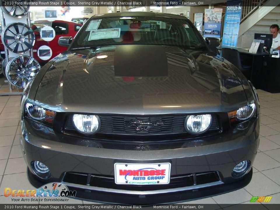 2010 Ford Mustang Roush Stage 1 Coupe Sterling Grey Metallic / Charcoal Black Photo #7